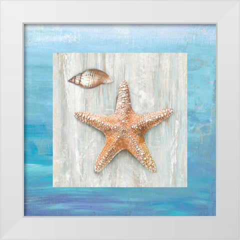 From the Sea II White Modern Wood Framed Art Print by Broome, Ted
