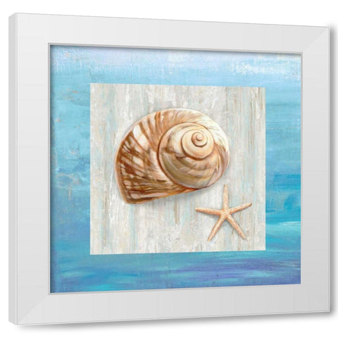 From the Sea IV White Modern Wood Framed Art Print by Broome, Ted