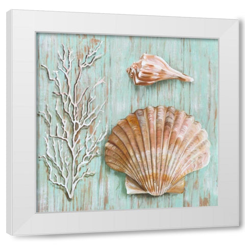 Bretagne I White Modern Wood Framed Art Print by Broome, Ted