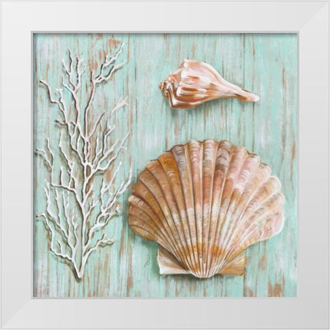 Bretagne I White Modern Wood Framed Art Print by Broome, Ted