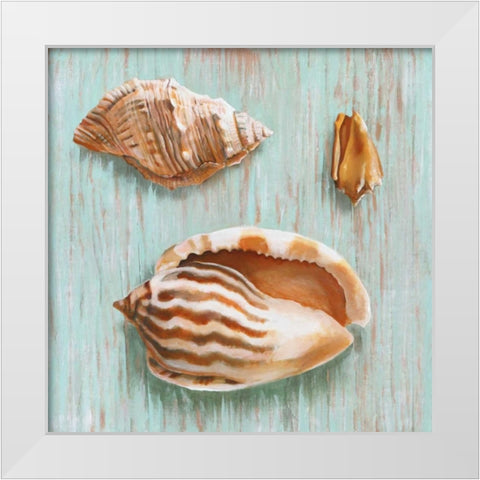 Bretagne II White Modern Wood Framed Art Print by Broome, Ted