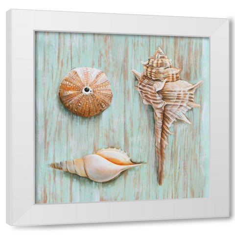 Bretagne III White Modern Wood Framed Art Print by Broome, Ted