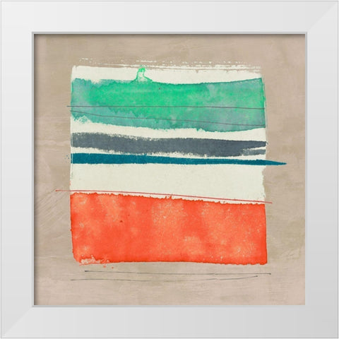 Sylvia II White Modern Wood Framed Art Print by Viola, Bertel