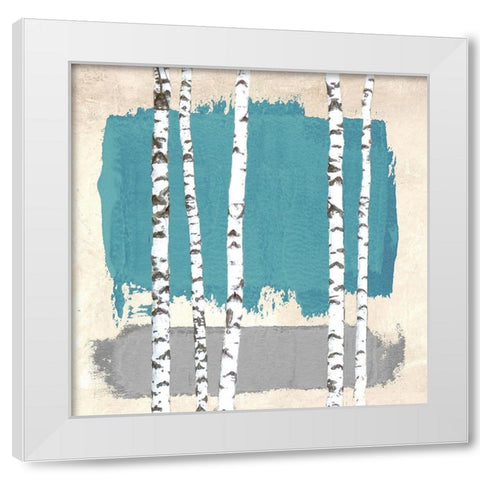 Abstract Nature III White Modern Wood Framed Art Print by Viola, Bertel