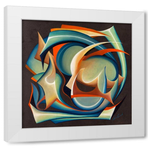 Inverno White Modern Wood Framed Art Print by Ceccarelli, Laura