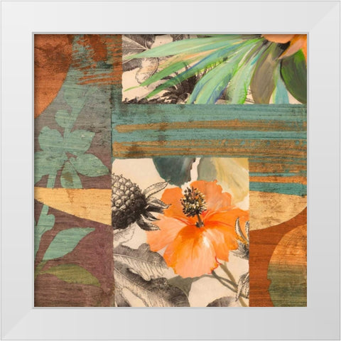 Jungle IV White Modern Wood Framed Art Print by Grant, Eve C.