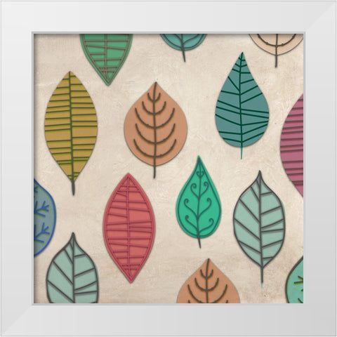 Natural Texture #1 (detail) White Modern Wood Framed Art Print by Grant, Eve C.