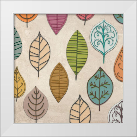 Natural Texture #2 (detail) White Modern Wood Framed Art Print by Grant, Eve C.