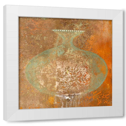 Elisir II White Modern Wood Framed Art Print by Simoncelli, Charaka