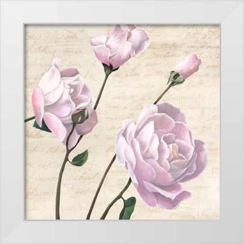 Classica III White Modern Wood Framed Art Print by Dellal, Remy