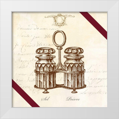 Sel et Poivre White Modern Wood Framed Art Print by Dellal, Remy