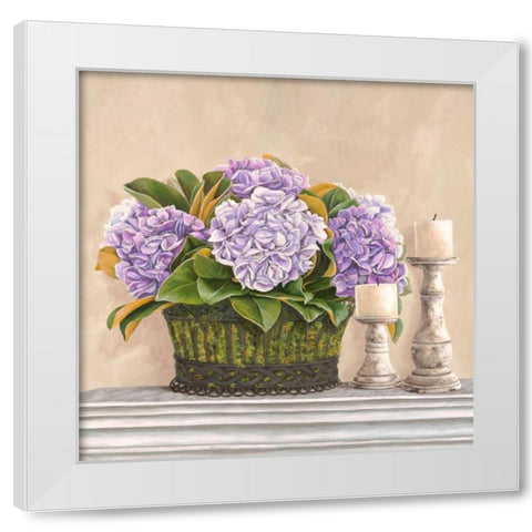 Memoires du jardin I White Modern Wood Framed Art Print by Dellal, Remy