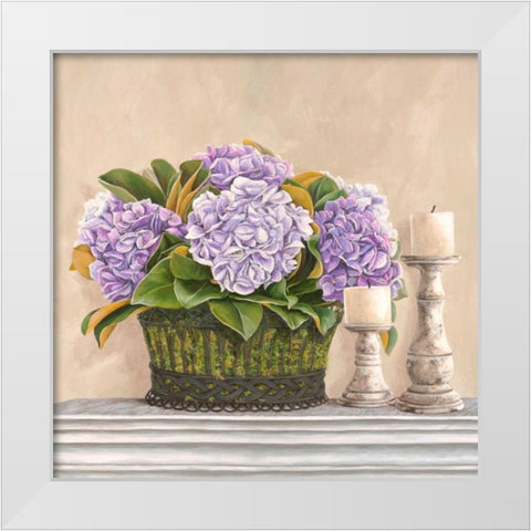 Memoires du jardin I White Modern Wood Framed Art Print by Dellal, Remy