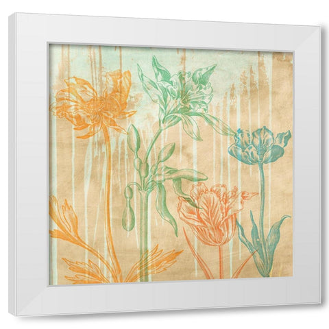 Botaniques Cochin 2 (detail) White Modern Wood Framed Art Print by Eric, Chestier