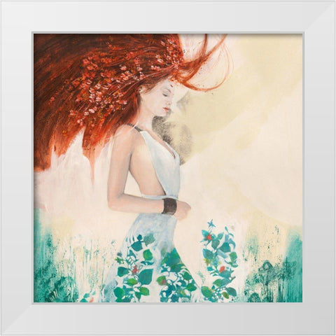 Fairy of Spring (detail) White Modern Wood Framed Art Print by Pagnoni, Erica