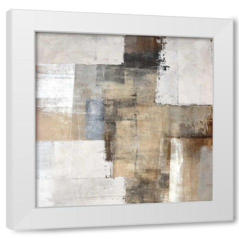 Shelter White Modern Wood Framed Art Print by Falcone, Ruggero