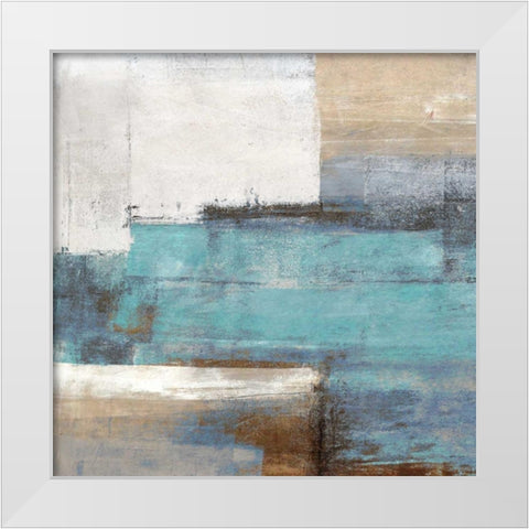 Oceanside I White Modern Wood Framed Art Print by Falcone, Ruggero
