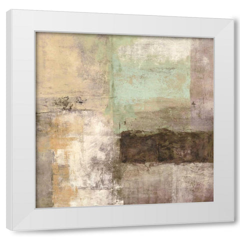 Plage II White Modern Wood Framed Art Print by Falcone, Ruggero