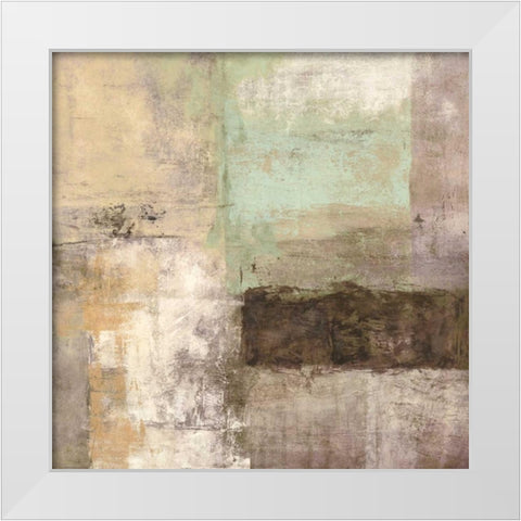 Plage II White Modern Wood Framed Art Print by Falcone, Ruggero