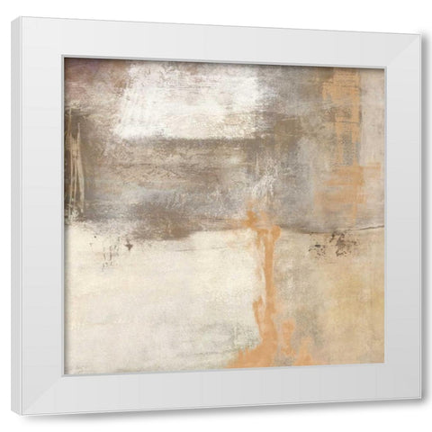 Sahara II White Modern Wood Framed Art Print by Falcone, Ruggero