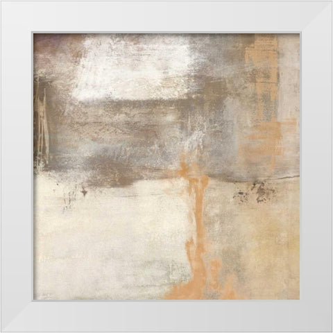 Sahara II White Modern Wood Framed Art Print by Falcone, Ruggero