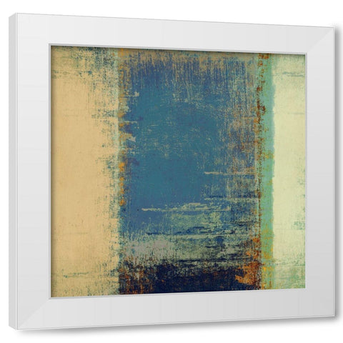 Rainbow Segment I White Modern Wood Framed Art Print by Ruggero, Falcone