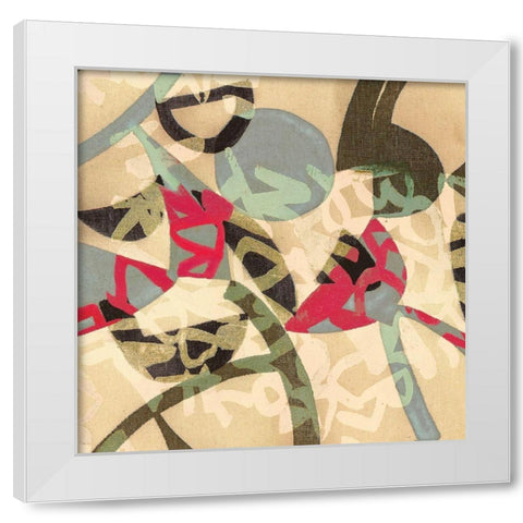 Manticore II (detail I) White Modern Wood Framed Art Print by Hype, Hopper