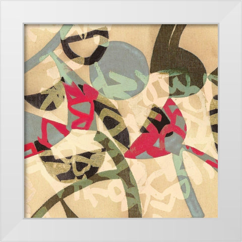 Manticore II (detail I) White Modern Wood Framed Art Print by Hype, Hopper