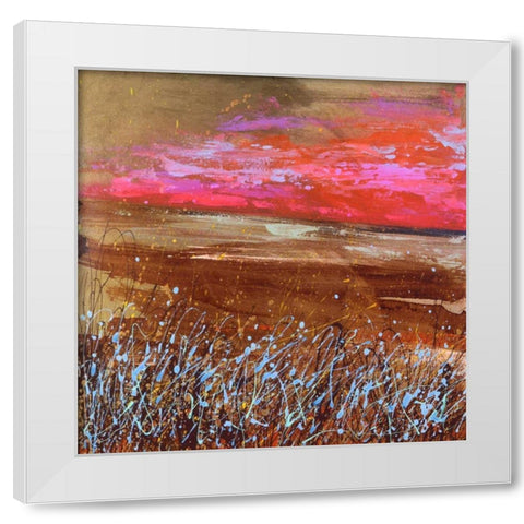 Serata I White Modern Wood Framed Art Print by Corrado, Italo