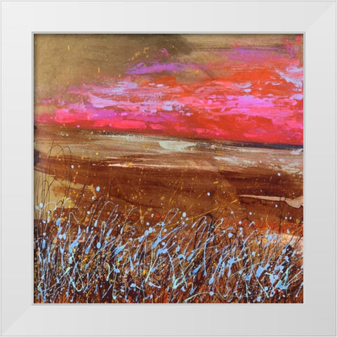 Serata I White Modern Wood Framed Art Print by Corrado, Italo