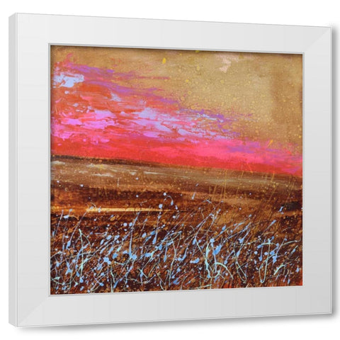 Serata II White Modern Wood Framed Art Print by Corrado, Italo