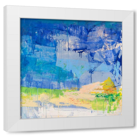 Notte serena I White Modern Wood Framed Art Print by Corrado, Italo