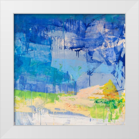 Notte serena I White Modern Wood Framed Art Print by Corrado, Italo