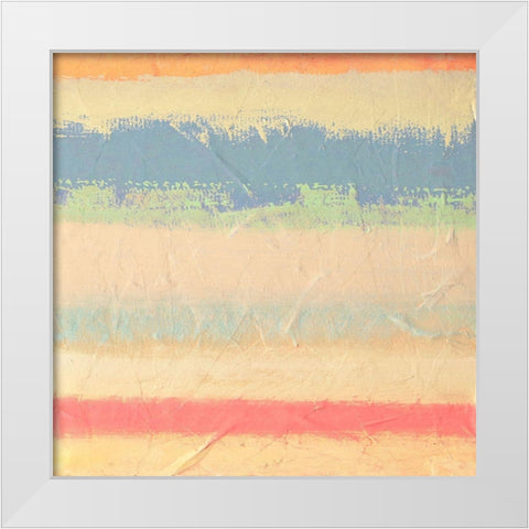 Haiku I White Modern Wood Framed Art Print by Corrado, Italo