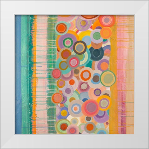 Primavera Pop I White Modern Wood Framed Art Print by Corrado, Italo