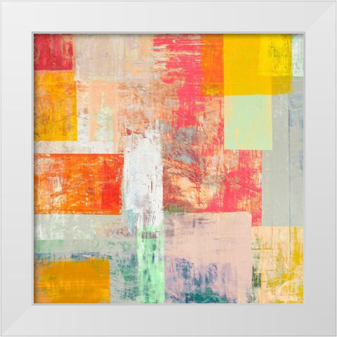 Estate lontana White Modern Wood Framed Art Print by Corrado, Italo