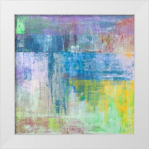 Riflessi della sera White Modern Wood Framed Art Print by Corrado, Italo