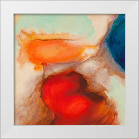 Shangri-La I White Modern Wood Framed Art Print by Demos, Jean-Luc