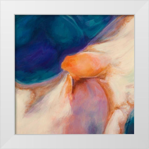 Shangri-La II White Modern Wood Framed Art Print by Demos, Jean-Luc