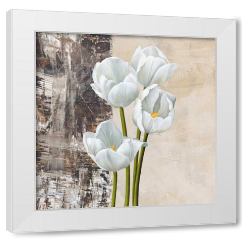 Nature I White Modern Wood Framed Art Print by Thomlinson, Jenny