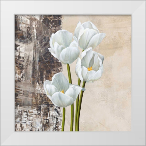 Nature I White Modern Wood Framed Art Print by Thomlinson, Jenny
