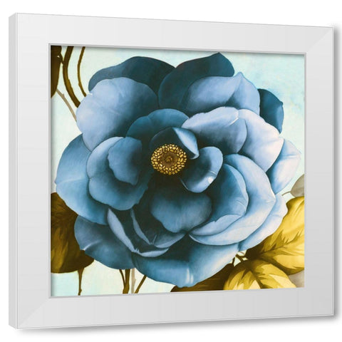 Azaleas III (detail) White Modern Wood Framed Art Print by Keiko, Rei
