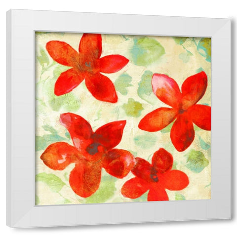 Printemps II White Modern Wood Framed Art Print by Parr, Kelly