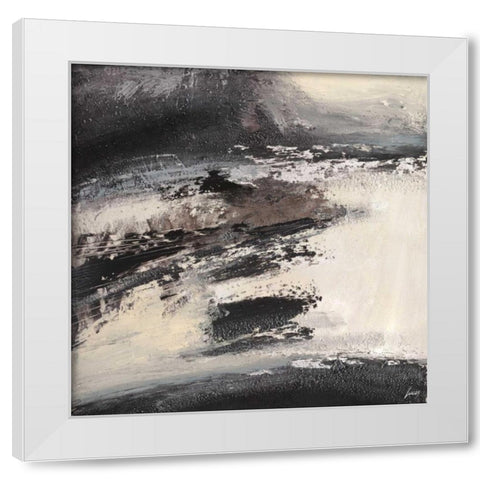 Aperture 2 White Modern Wood Framed Art Print by Lucas