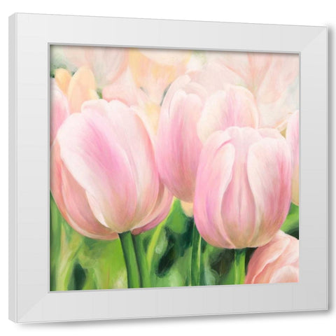 Primavera II White Modern Wood Framed Art Print by Villa, Luca