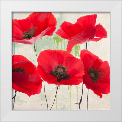 Pop Yes II White Modern Wood Framed Art Print by Villa, Luca