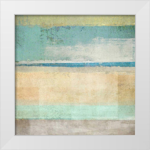 Earth #1 White Modern Wood Framed Art Print by Maun, Ludwig