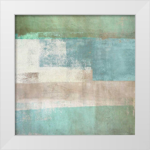 Sky #1 White Modern Wood Framed Art Print by Maun, Ludwig