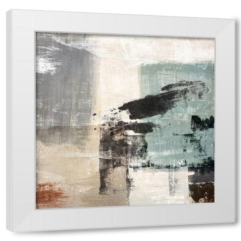 Gemini II White Modern Wood Framed Art Print by Maun, Ludwig