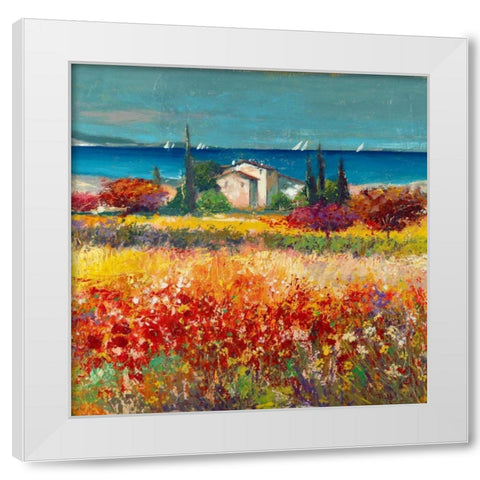 Sogno mediterraneo White Modern Wood Framed Art Print by Florio, Luigi